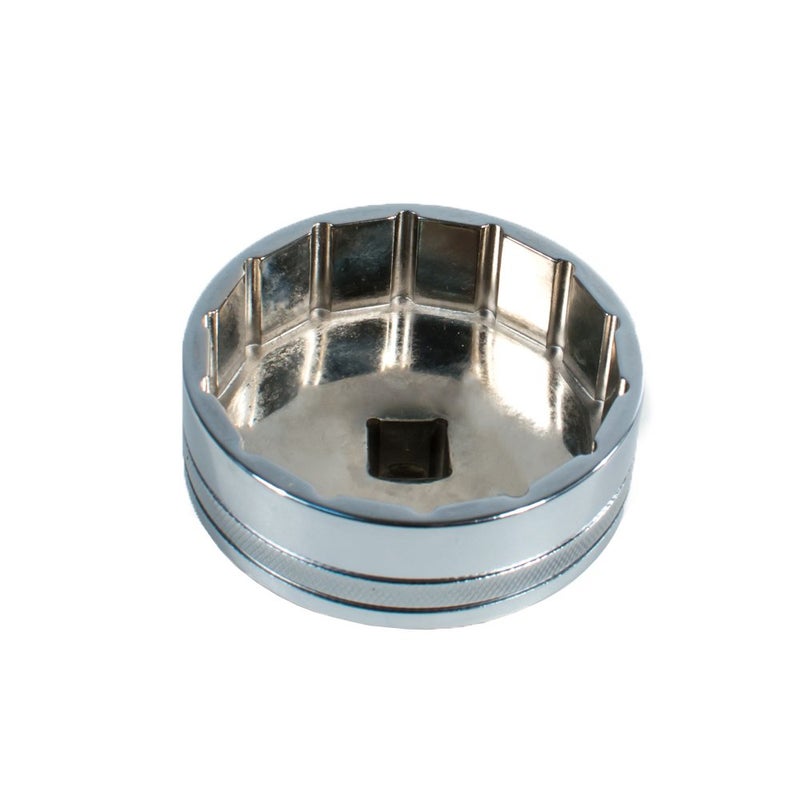 Tool Guy Republic Forged Chrome Vanadium Oil Filter Wrench Socket for Toyota, Lexus, Scion, Type Oil Filter Housings - 64mm 14 Flats - Image 2